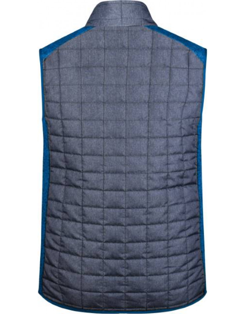 Vestă hibridă tricotată pentru bărbați